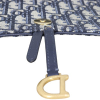 Dior Saddle Pouch Wallet on Chain Oblique