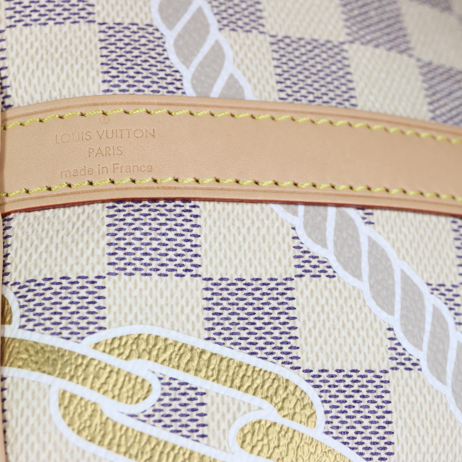 Louis Vuitton Speedy 25 Bandouliere Damier Azur Nautical Ropes