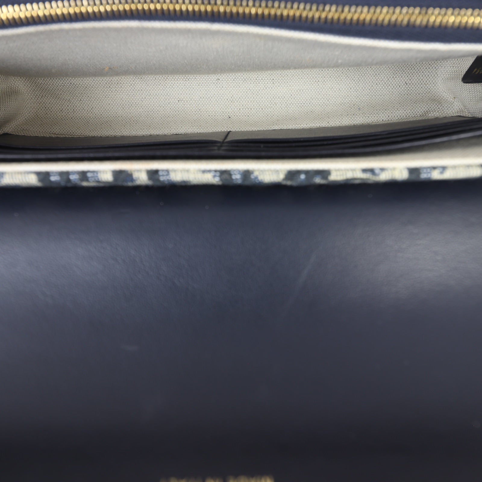 Dior Saddle Pouch Wallet on Chain Oblique