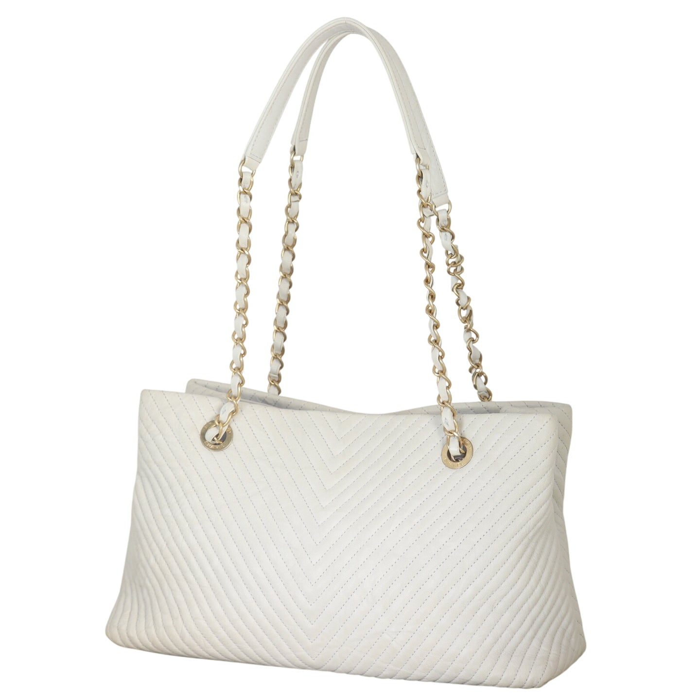 Chanel Surpique Chevron Tote