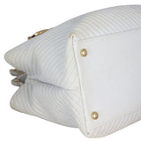 Chanel Surpique Chevron Tote