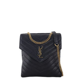 Saint Laurent Matelasse Double Flap Vertical Bag