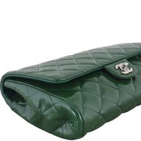 Chanel Single Flap Clutch with Chain Patent