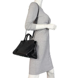 Saint Laurent Rive Gauche Cabas Tote Croc-Embossed