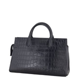 Saint Laurent Rive Gauche Cabas Tote Croc-Embossed