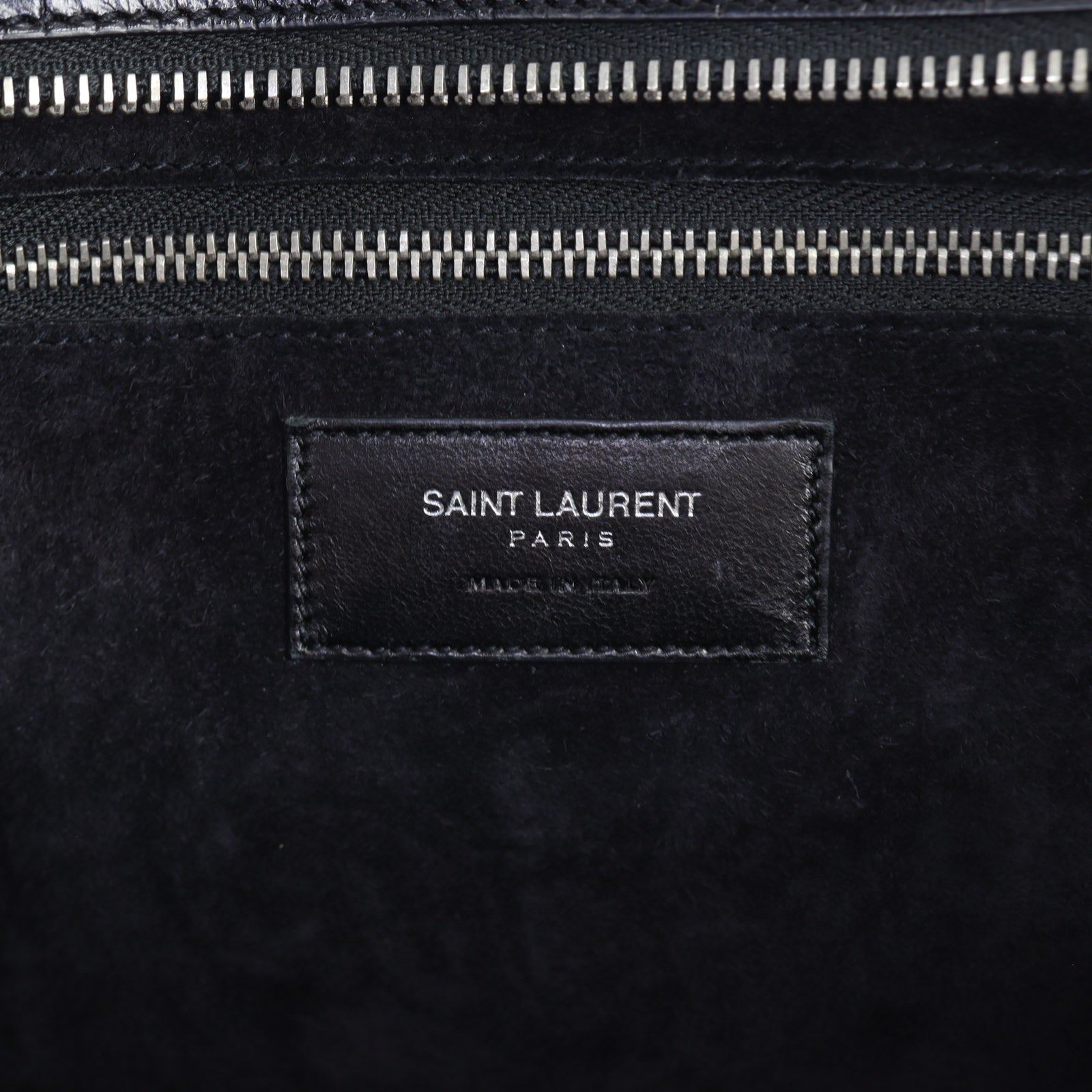 Saint Laurent Rive Gauche Cabas Tote Croc-Embossed
