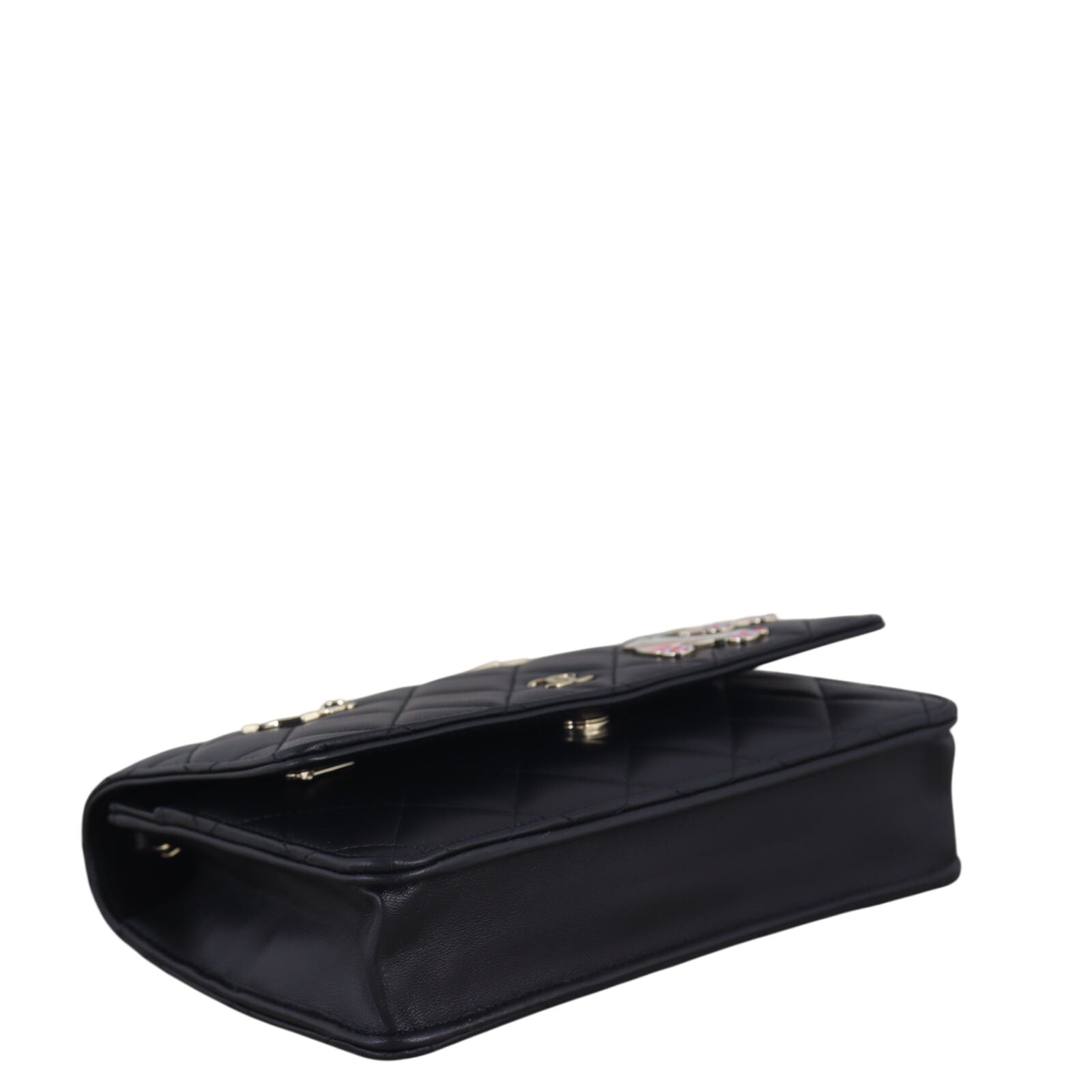 Chanel Classic Wallet on Chain Roller Skate Charms