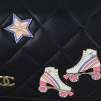 Chanel Classic Wallet on Chain Roller Skate Charms