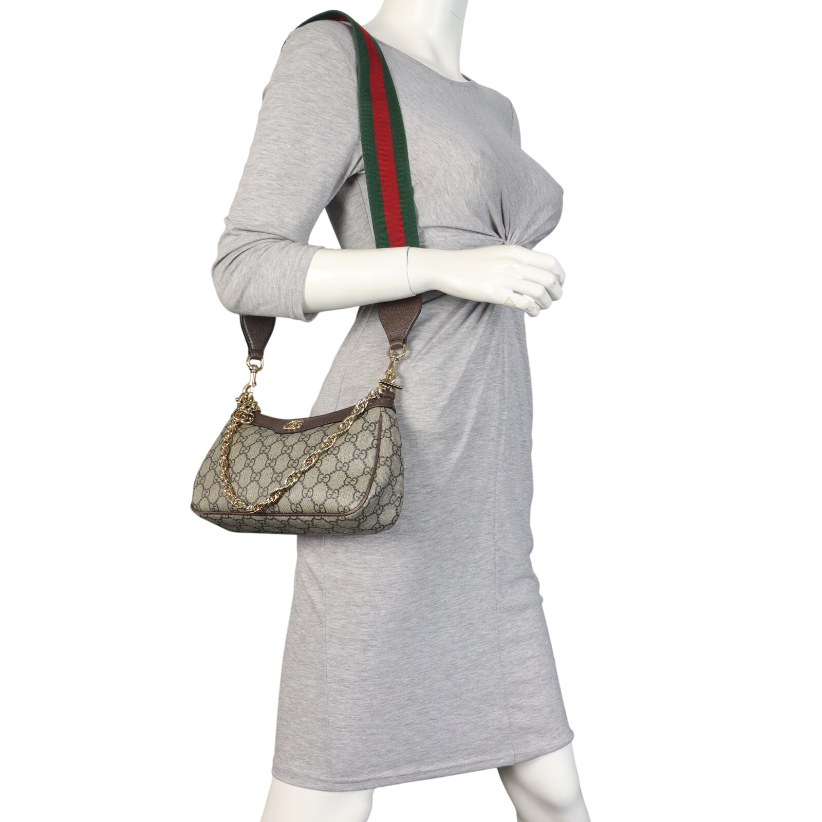 Gucci GG Supreme Ophidia Shoulder Bag Small