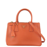 Prada Saffiano Luxe Galleria Double Zip Tote Small