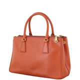Prada Saffiano Luxe Galleria Double Zip Tote Small