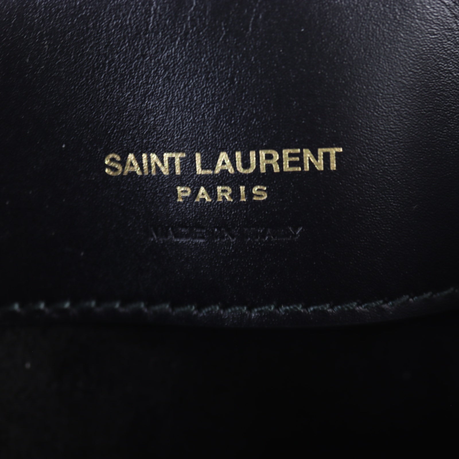 Saint Laurent Le 37 Mini Leather Bucket Bag