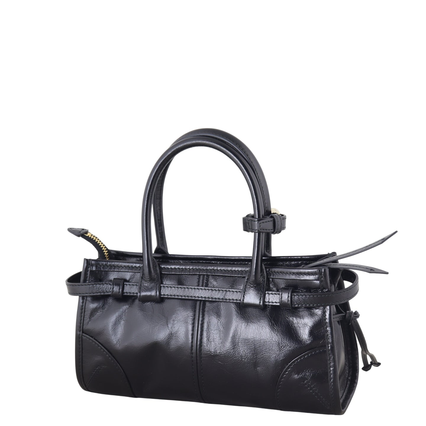 Prada Vitello Shine Bonnie Shoulder Bag Mini