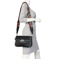 Valentino Rolling Rockstud Crossbody with Guitar Strap