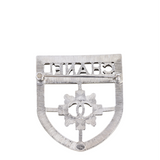 Chanel Baguette Crystal CC Shield Brooch