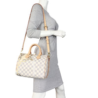 Louis Vuitton Speedy 25 Bandouliere Damier Azur Nautical Ropes