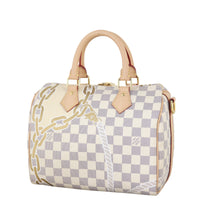 Louis Vuitton Speedy 25 Bandouliere Damier Azur Nautical Ropes