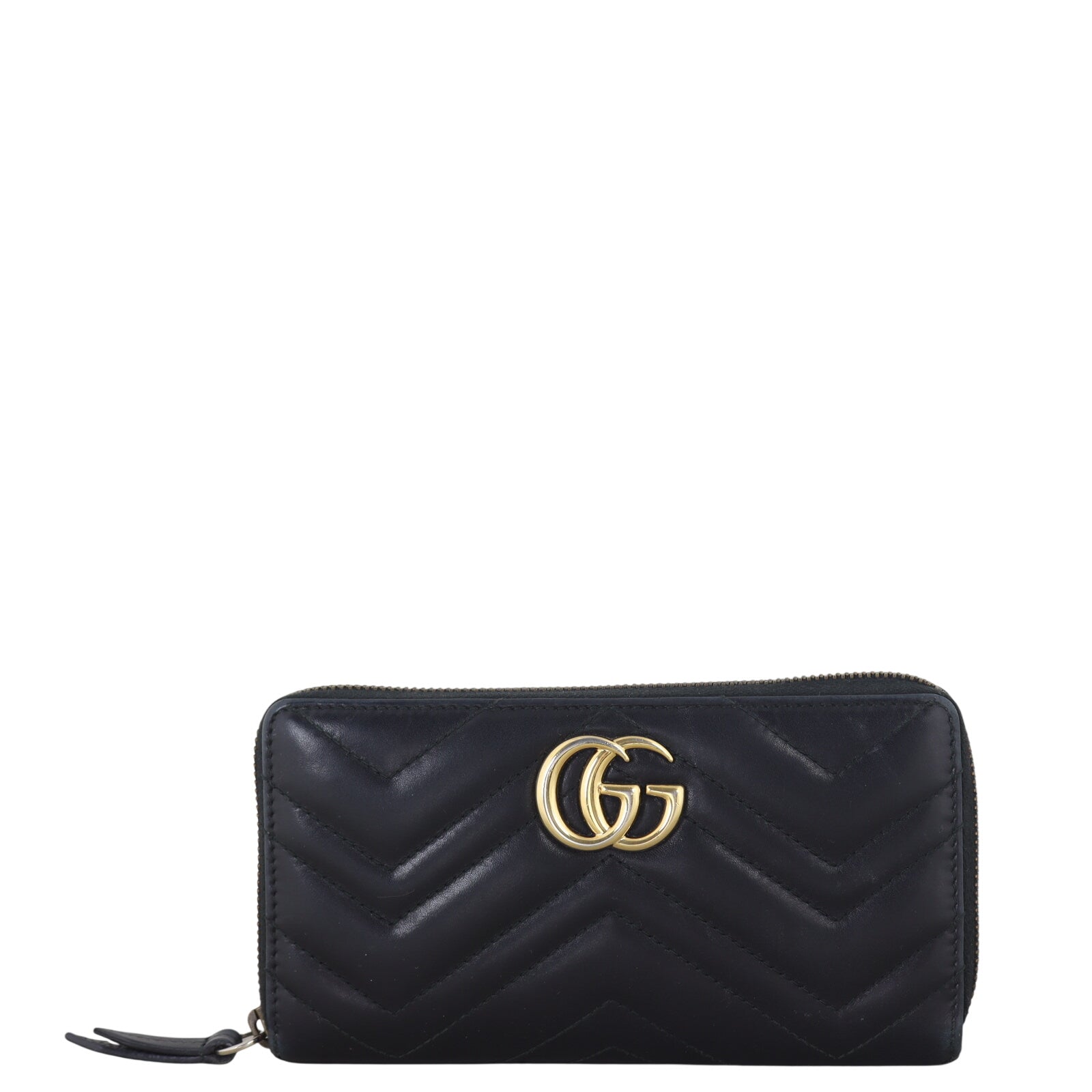 Gucci GG Marmont Matelasse Zip Wallet