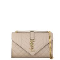 Saint Laurent Monogram Mix Matelasse Envelope Chain Bag Small