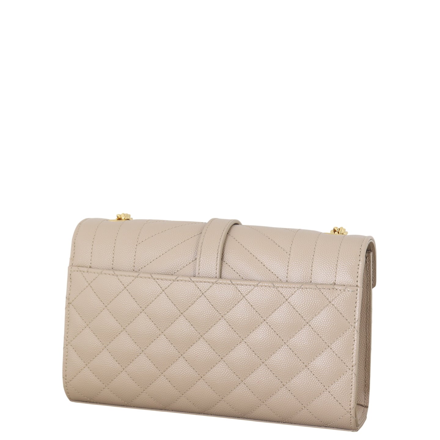 Saint Laurent Monogram Mix Matelasse Envelope Chain Bag Small