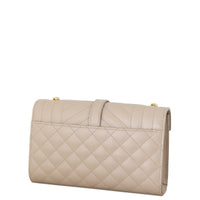 Saint Laurent Monogram Mix Matelasse Envelope Chain Bag Small