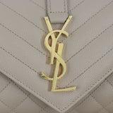 Saint Laurent Monogram Mix Matelasse Envelope Chain Bag Small