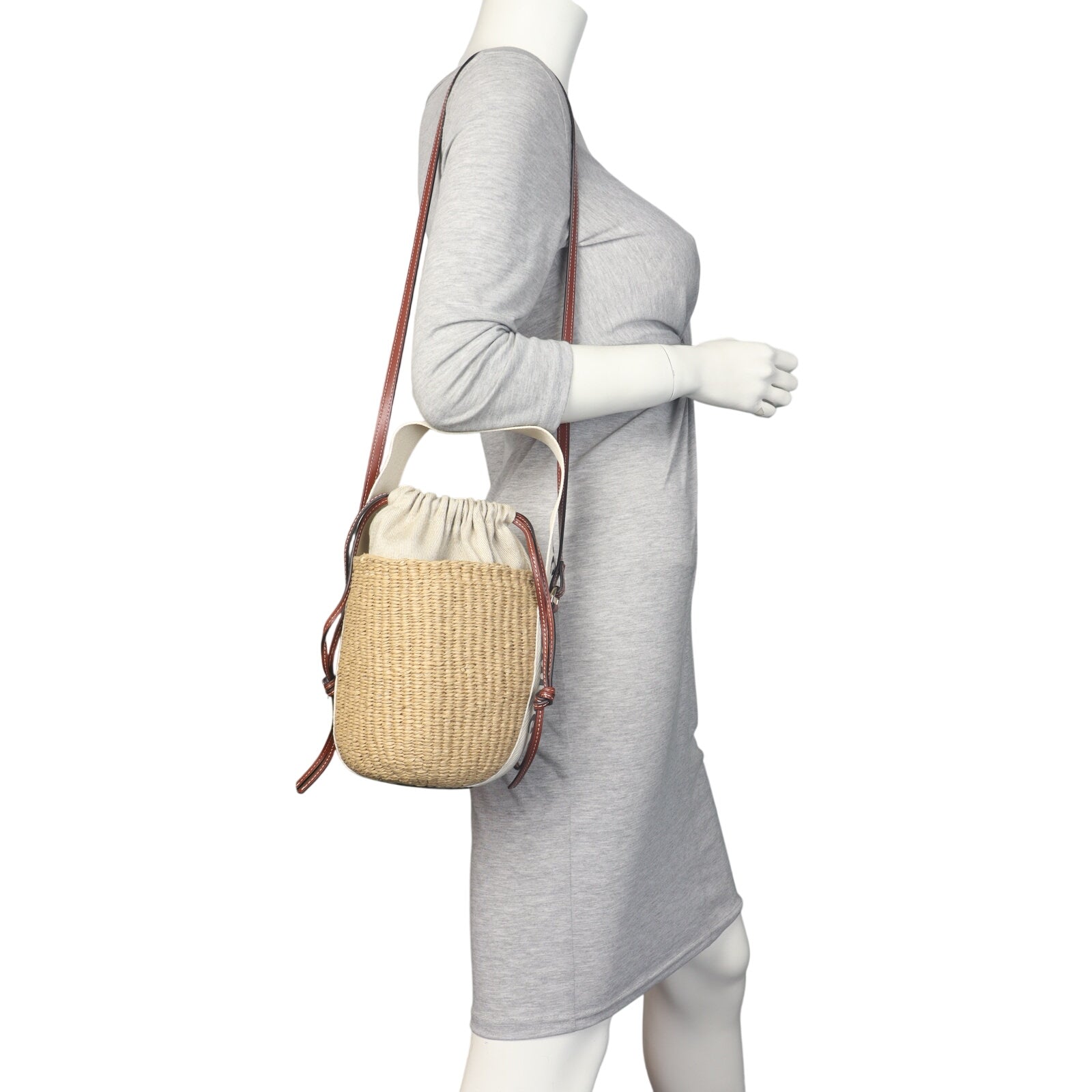 Chloe Woody Basket Bucket Bag Small