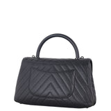 Chanel Coco Top Handle Medium Bag Chevron