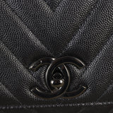 Chanel Coco Top Handle Medium Bag Chevron