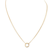 Cartier Trinity 18k Yellow, White & Rose Gold Necklace Mini
