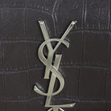 Saint Laurent Kate Tassel Chain Bag Small Croc-Embossed