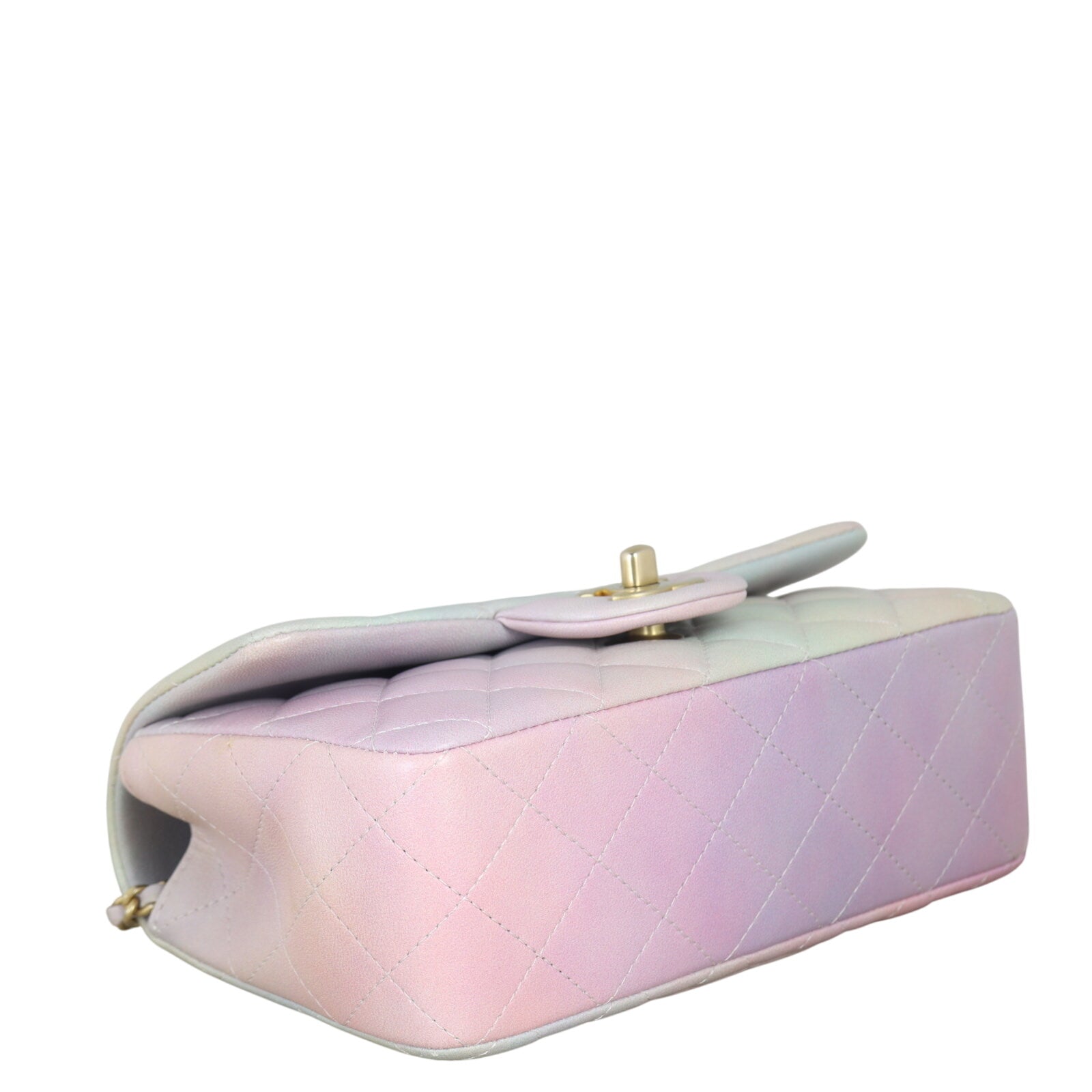 Chanel Classic Flap Mini Rectangular Top Handle Ombre