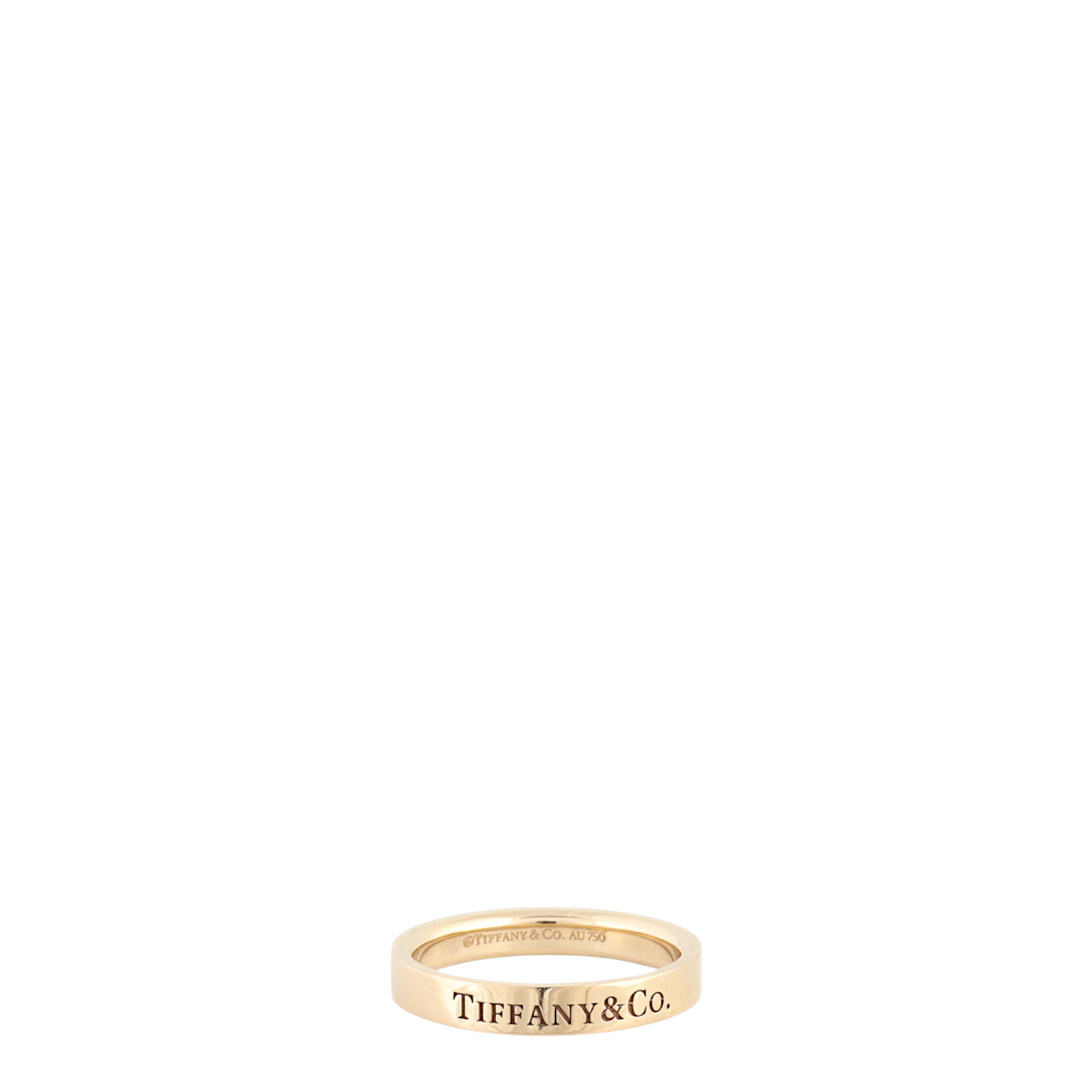 Tiffany & Co 18k Rose Gold Band Ring