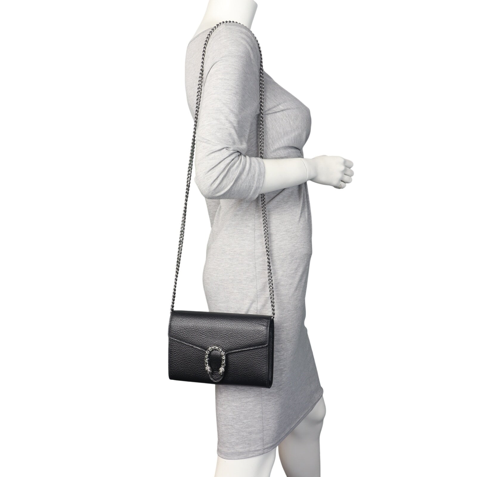 Gucci Dionysus Mini Leather Chain Wallet