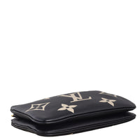 Louis Vuitton Double Zip Pochette Monogram Empreinte Giant Bicolour