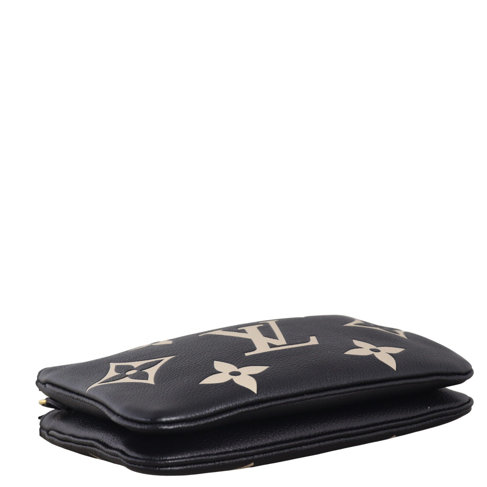 Louis Vuitton Double Zip Pochette Monogram Empreinte Giant Bicolour