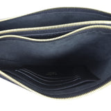 Louis Vuitton Double Zip Pochette Monogram Empreinte Giant Bicolour
