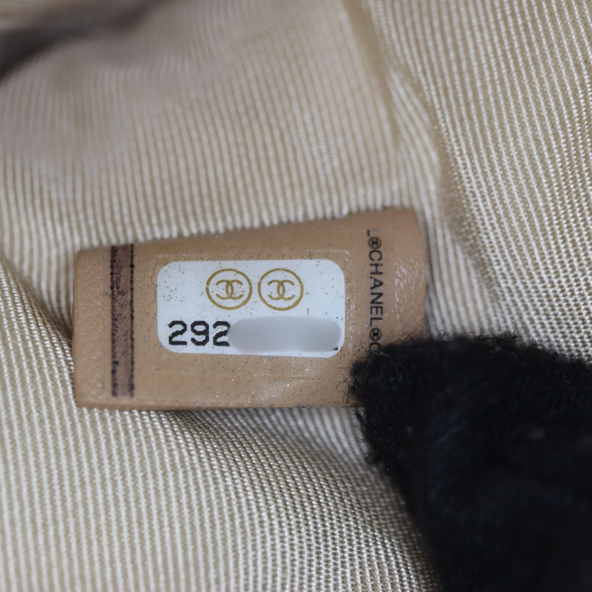 Chanel Double Pouch with Strap Tweed and Leather