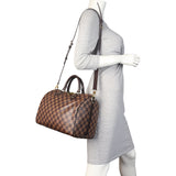 Louis Vuitton Speedy 30 Bandouliere Damier Ebene