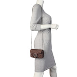 Gucci GG Marmont Matelasse Super Mini Shoulder Bag Nubuck