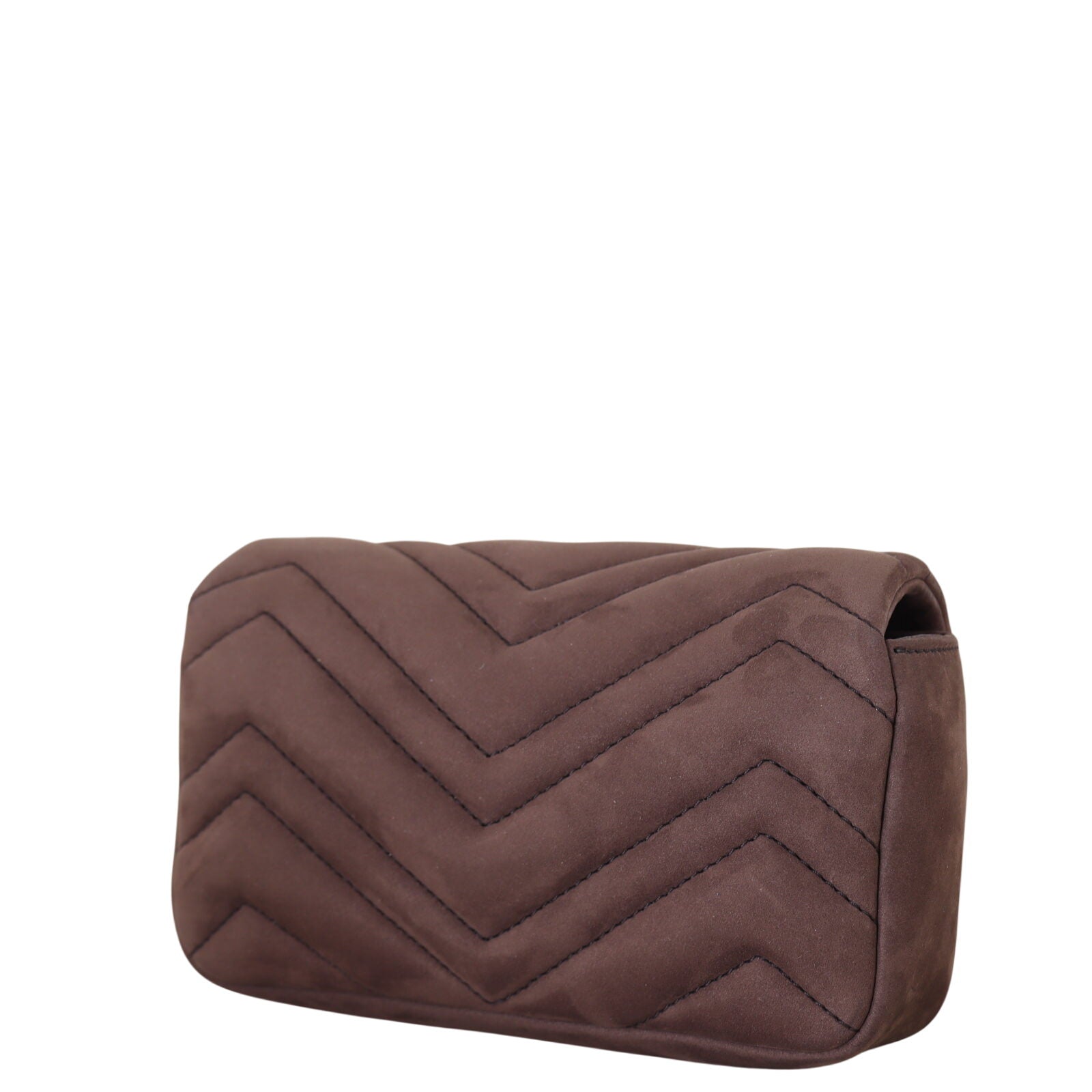Gucci GG Marmont Matelasse Super Mini Shoulder Bag Nubuck