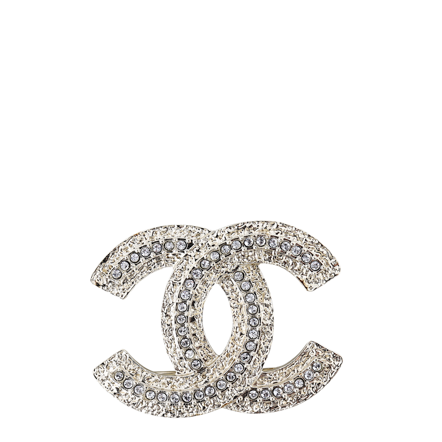 Chanel CC Crystal Brooch