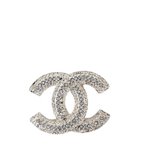 Chanel CC Crystal Brooch