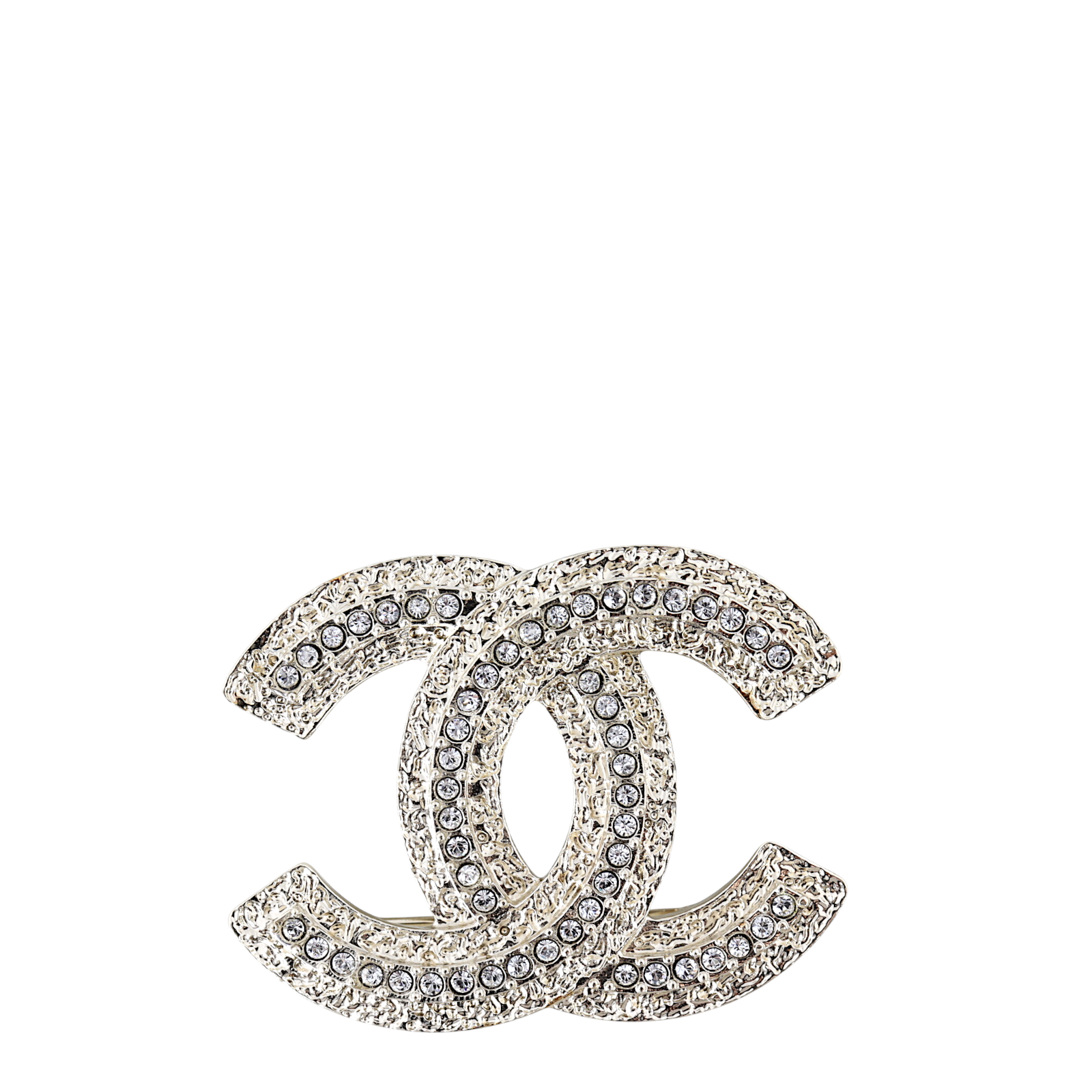 Chanel CC Crystal Brooch