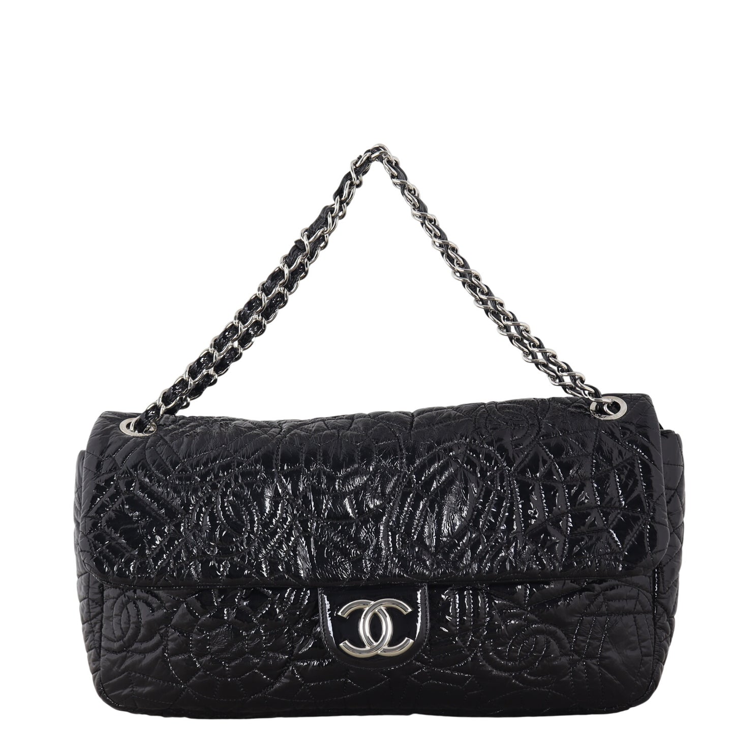 Chanel Graphic Edge Flap Bag Vinyl