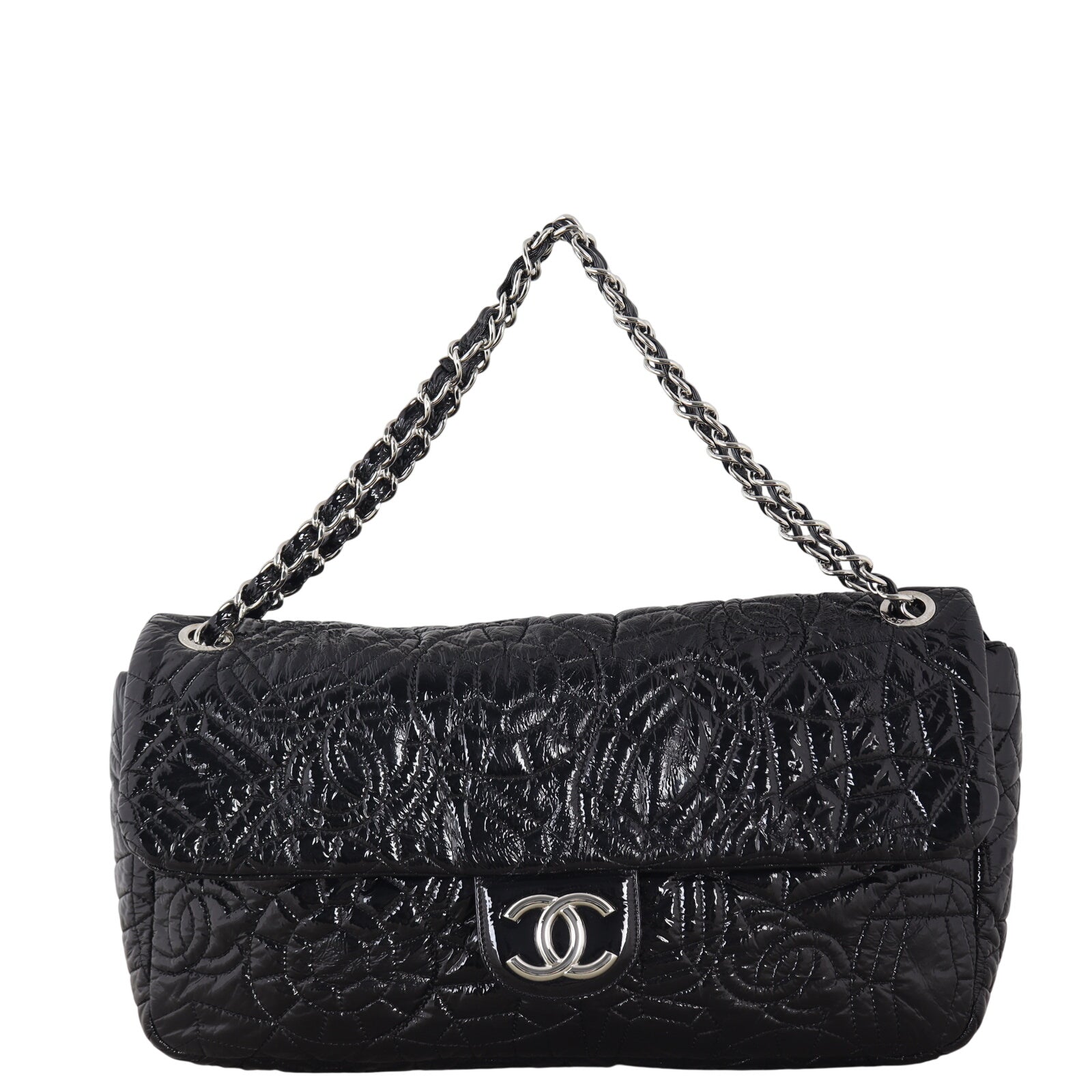 Chanel Graphic Edge Flap Bag Vinyl
