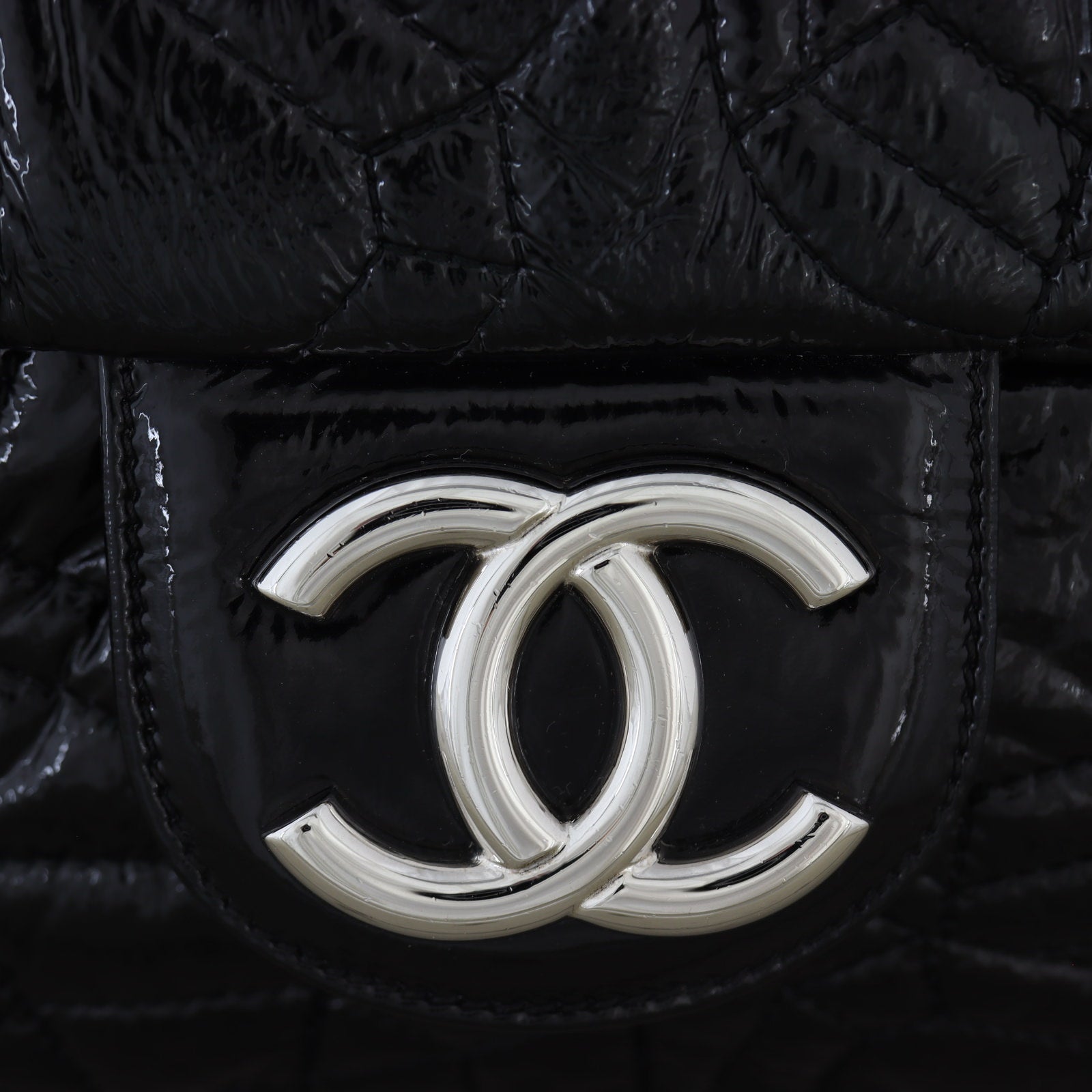 Chanel Graphic Edge Flap Bag Vinyl