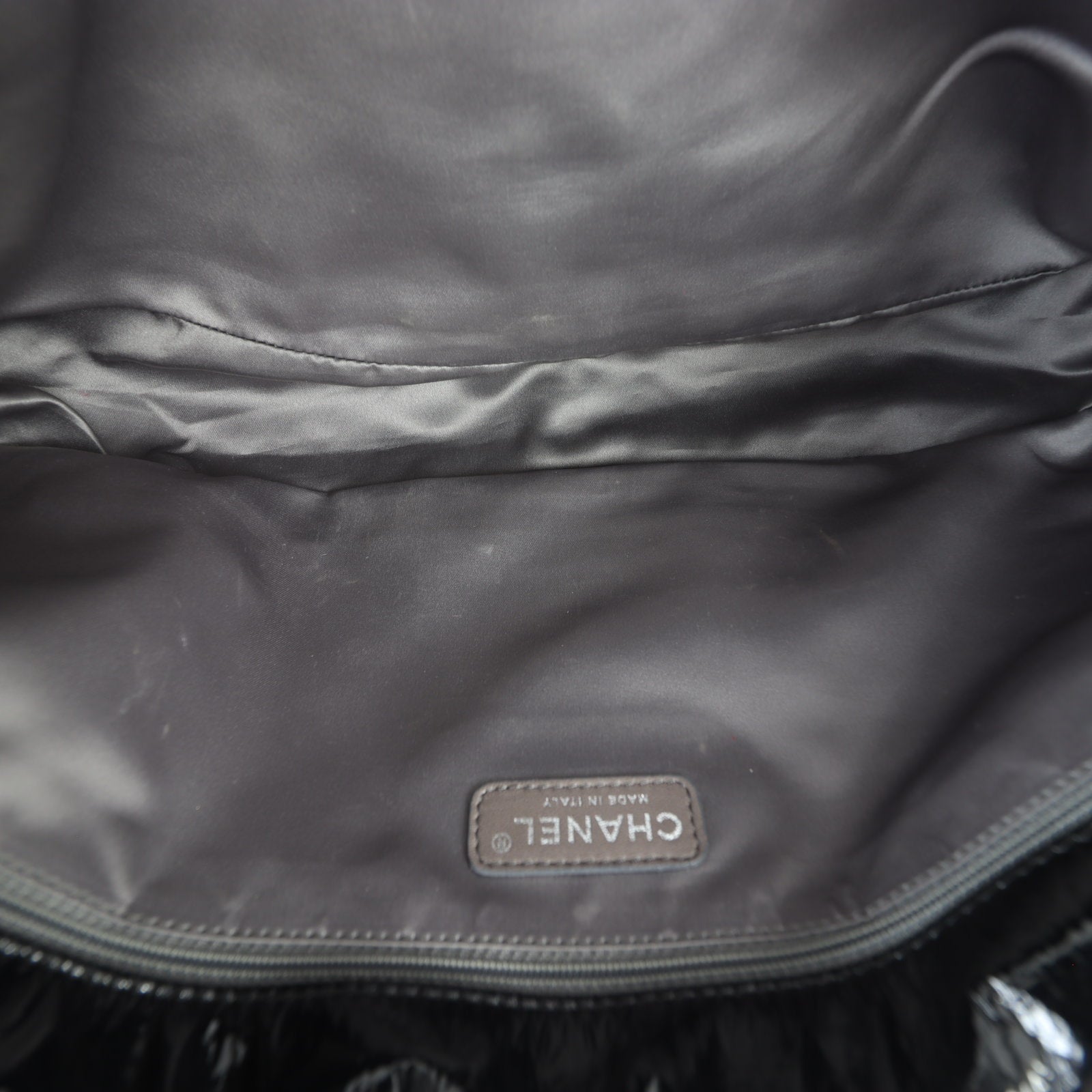 Chanel Graphic Edge Flap Bag Vinyl