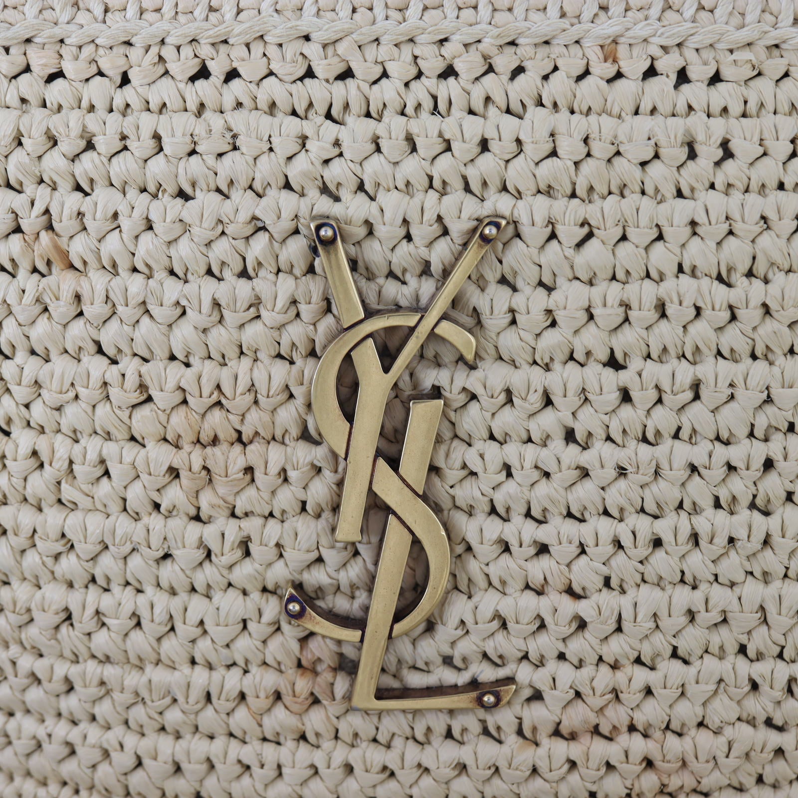 Saint Laurent Lou Camera Bag Raffia