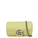 Gucci GG Marmont Matelasse Super Mini Shoulder Bag